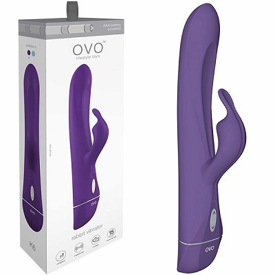 ＯＶＯ　Ｋ６　ラビットバイブ　（パープル）（バイブ）
