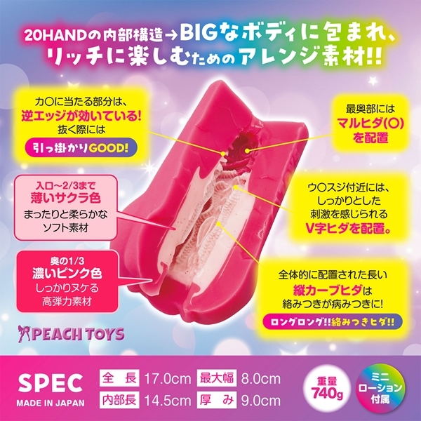 ２０ＨＡＮＤ→ＢＩＧ（トゥーゼロハンドビッグ）