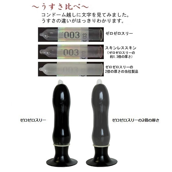 【６個入り】ゼロゼロスリー　０．０３　お試しセット　（お一人様３点限り）
